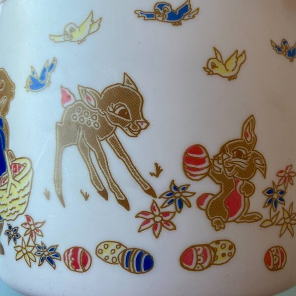 Vintage Plastic Easter basket. USA for Cardinal Packaging Pink Bambi Disney - Picture 8 of 9